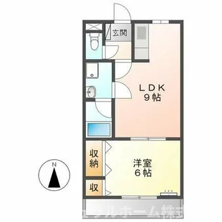 アムールハウス【00102号室】の間取り