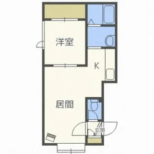 ジュネス新琴似【101号室】の間取り