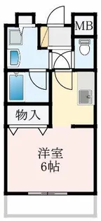 大阪府大阪狭山市半田2丁目【アパート】の間取り