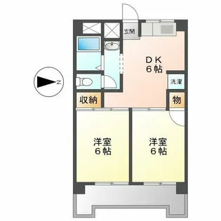 佐藤第一ビル【4階】の間取り