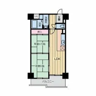 アーバンパーク関目【6階】の間取り