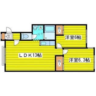 グランフィル18【1階】の間取り