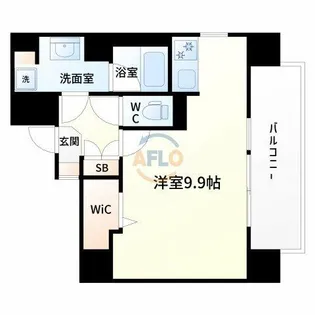 フィールドイン新大阪【6階】の間取り