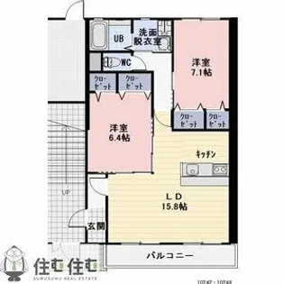 Sophia【201号室】の間取り