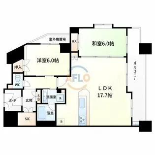 プレサンス新大阪ステーションフロント【11階】の間取り