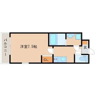 リアコート武庫之荘【1階】の間取り