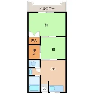 サンハイツ武庫【3階】の間取り