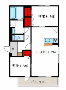 アイビー俊徳道【3階】の間取り