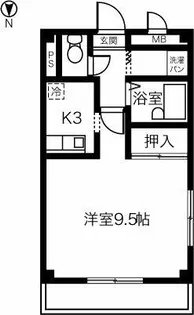 メルシー寿E【402号室】の間取り