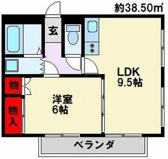 THE SQUARE・Orio Residence【3階】の間取り