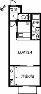 トスカーナ【101号室】の間取り