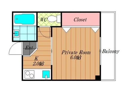 森井マンション【302号室】の間取り