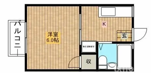 ビブレ1【2階】の間取り