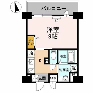 クレールフォレスタ【1階】の間取り