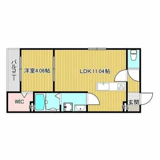 イル・フィオーレ一津屋【1階】の間取り