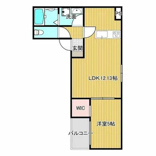 イル・フィオーレ一津屋【1階】の間取り