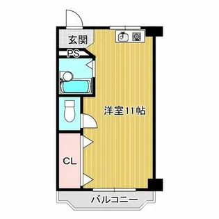 総持寺駅前グリーンハイツ1号館【3階】の間取り