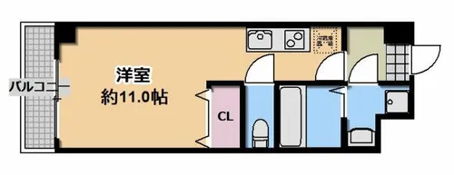 パーラム高殿【6階】の間取り