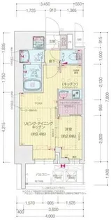 プレサンス鶴舞パークグラッド【3階】の間取り