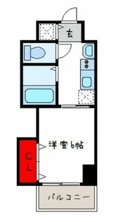 CITY SPIRE布施【7階】の間取り