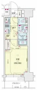 プレサンスNAGOYA本陣【10階】の間取り