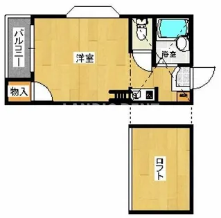 1Rの間取り画像