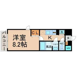 グレイス大須【4階】の間取り