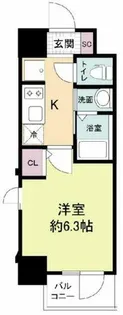 ジオエント福島野田【5階】の間取り