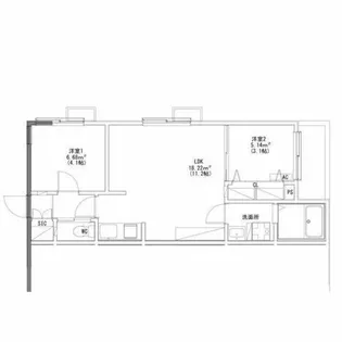 Tidy東海通【3階】の間取り