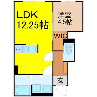 リーブルファイン源兵衛町【1階】の間取り