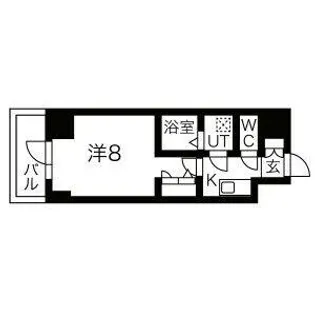 エスリード栄クロスシティ【13階】の間取り