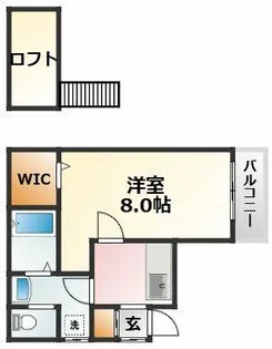 大阪府大阪市東淀川区相川2丁目【アパート】の間取り