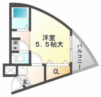 大阪府大阪市東淀川区淡路5丁目【マンション】の間取り