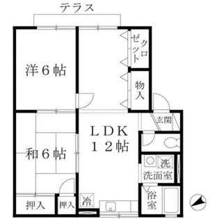 グリーンセゾン【1階】の間取り