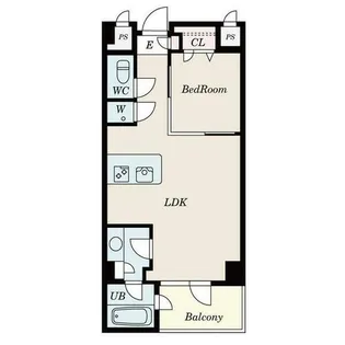 SK BUILDING-7【7階】の間取り
