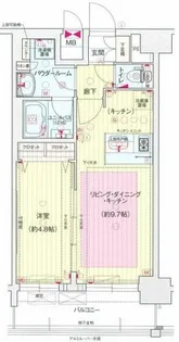 プレサンス大阪福島シエル【12階】の間取り