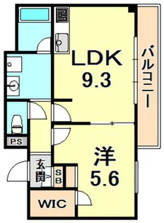 ブルーノ夙川レジデンス【5階】の間取り