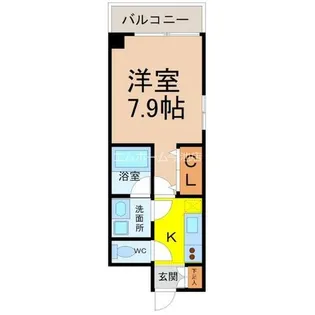 リヴシティ今池【2階】の間取り