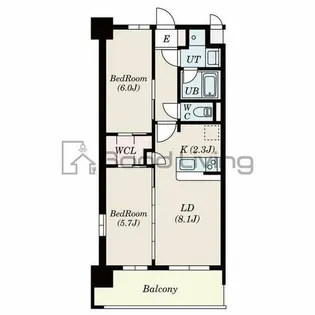 S-RESIDENCE博多駅南afford【5階】の間取り