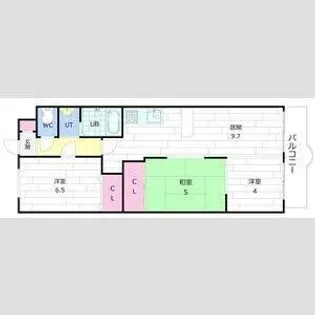 セザール北28条【1階】の間取り