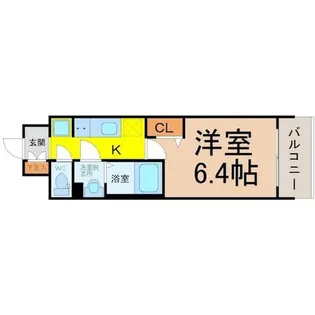 プレサンス伏見アーバンベース【7階】の間取り