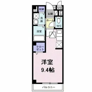 鈴蘭ハイツ【1階】の間取り