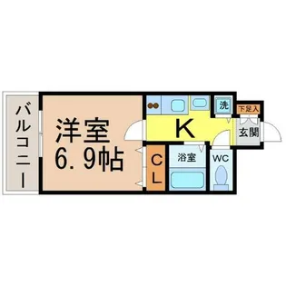 プレサンス泉セントマーク【2階】の間取り