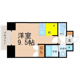 プレサンス上前津リラシス【4階】の間取り
