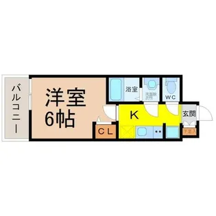 プレサンス大須観音フィエスタ【11階】の間取り