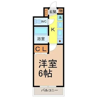 プレサンス鶴舞駅前ブリリアント【9階】の間取り