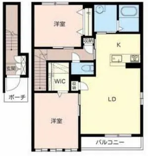 カーサ ファミーユ【2階】の間取り