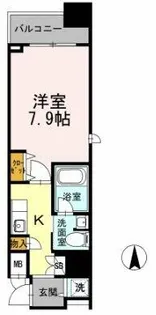 カスタリア堺筋本町【4階】の間取り