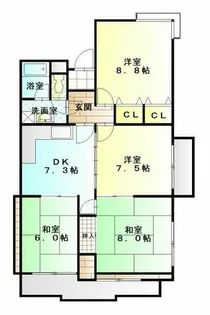 ユニーブル八事【10階】の間取り