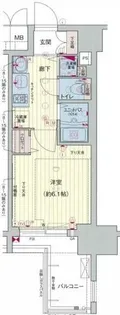 プレサンス錦プレミアム【2階】の間取り